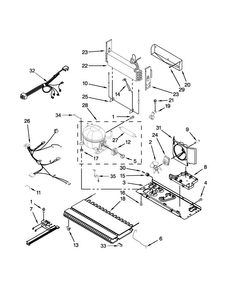 Part Location Diagram of W10725855 Whirlpool HARNS-WIRE