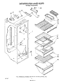 Part Location Diagram of 1114301 Whirlpool SHELF-WIRE