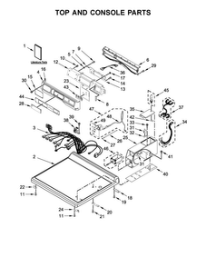 Part Location Diagram of W11106049 Whirlpool CNTRL-ELEC