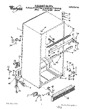 CABINET Diagram and Parts List for ET18PKXYN00  Whirlpool Refrigerator