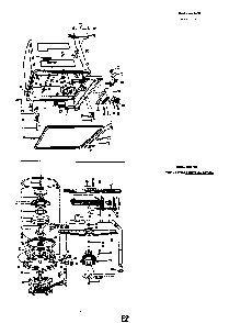 Tub Details Model 8596-w30 Diagram and Parts List for 8586H30  Roper Dishwasher