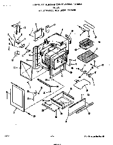 Body Diagram and Parts List for F9857*0  Roper Range