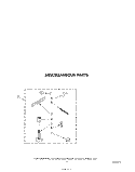 MISCELLANEOUS Diagram and Parts List for LA5460XSW1  Whirlpool Washer