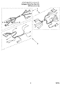 HARNESS, LIT/OPTIONAL Diagram and Parts List for FES310YL2  Whirlpool Range