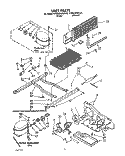 UNIT Diagram and Parts List for KTRS22KXAL20  KitchenAid Refrigerator