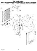 AIR FLOW PARTS Diagram and Parts List for KSRK25FVMK00  KitchenAid Refrigerator