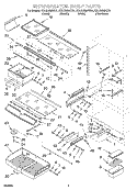 REFRIGERATOR SHELF Diagram and Parts List for KBLS36MHW01  KitchenAid Refrigerator