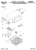 SECTION Diagram and Parts List for RH2724XDZ0  Whirlpool Range Hood