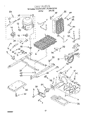 UNIT Diagram and Parts List for 7GD27DFXFT01  Whirlpool Refrigerator
