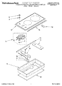 SECTION Diagram and Parts List for KECC027YBL2  KitchenAid Cooktop