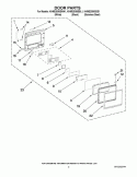 Part Location Diagram of W10282800 Whirlpool DOOR/MW