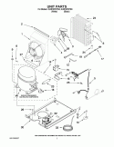 UNIT PARTS Diagram and Parts List for KUIS18PNTW3  KitchenAid Ice Maker