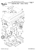 SECTION Diagram and Parts List for RH8336XDB0  Whirlpool Range Hood