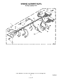 WIRING HARNESS Diagram and Parts List for KAWE850VAL0  KitchenAid Washer