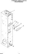 FREEZER LINER Diagram and Parts List for KSSS36MBX01  KitchenAid Refrigerator