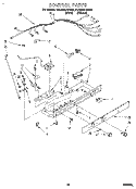 CONTROL, LIT/OPTIONAL Diagram and Parts List for 4ED20ZKXBW00  Whirlpool Refrigerator