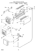 ICE MAKER Diagram and Parts List for GT22DMXGN00  Whirlpool Refrigerator