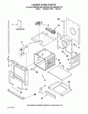 Part Location Diagram of W10339504 Whirlpool Trim - Left Side - Biscuit