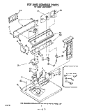 SECTION Diagram and Parts List for LG5751XKW1  Whirlpool Dryer