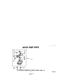 WATER PUMP Diagram and Parts List for LA7680XKW2  Whirlpool Washer