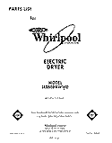 SECTION Diagram and Parts List for LE8600XWN0  Whirlpool Dryer