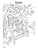SECTION Diagram and Parts List for RS363PXYH2  Whirlpool Range