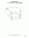 HEATER PARTS Diagram and Parts List for DU1010XTXT0  Whirlpool Dishwasher
