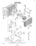 SECTION Diagram and Parts List for ACE144XP0  Whirlpool Air Conditioner