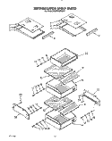 Part Location Diagram of 1113883 Whirlpool Pan, Crisper