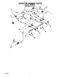 COOKTOP BURNER Diagram and Parts List for SF367PEYQ5  Whirlpool Range