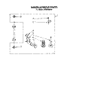 MISCELLANEOUS , LITERATURE AND OPTIONAL Diagram and Parts List for LA5580XMW1  Whirlpool Washer
