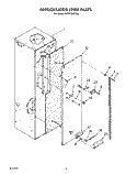 REFRIGERATOR LINER Diagram and Parts List for 4KSRF36DTX2  KitchenAid Refrigerator