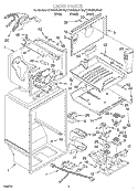 LINER Diagram and Parts List for KTRS22MJBL00  KitchenAid Refrigerator