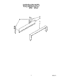 BACKGUARD Diagram and Parts List for FEP210VL3  Roper Range