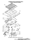 COMPARTMENT SEPARATOR Diagram and Parts List for ET16JKXWG00  Whirlpool Refrigerator