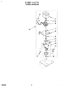 PUMP Diagram and Parts List for JT051CAE1612  Whirlpool Ice Maker