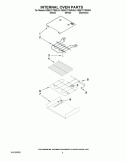 INTERNAL OVEN PARTS Diagram and Parts List for KEBK171SWH04  KitchenAid Wall Oven