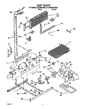 UNIT Diagram and Parts List for ET20RKYYW00  Whirlpool Refrigerator