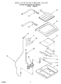 BROILER & OVEN BURNER Diagram and Parts List for KGRT500BAL2  KitchenAid Range