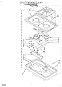 COOKTOP MODULE KIT Diagram and Parts List for SC8900EXQ3  Whirlpool Cooktop