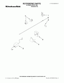 ROTISSERIE PARTS Diagram and Parts List for KFKU271TSS  KitchenAid Wall Oven
