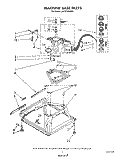 MACHINE BASE Diagram and Parts List for LA9200XWW0  Whirlpool Washer