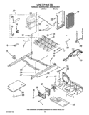 UNIT PARTS Diagram and Parts List for ED5KVEXVB01  Whirlpool Refrigerator