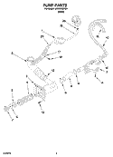 PUMP PARTS, OPTIONAL PARTS (NOT INCLUDED) Diagram and Parts List for LHW0050PQ3  Whirlpool Washer