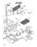 UNIT Diagram and Parts List for TT20BKXWW00  Whirlpool Refrigerator