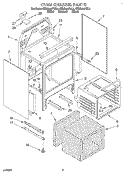 Part Location Diagram of 9750491 Whirlpool Bracket, Power Cord
