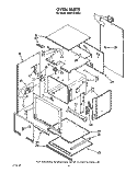OVEN, OPTIONAL Diagram and Parts List for KEBI141XBL0  KitchenAid Wall Oven