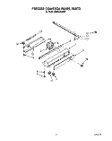 FREEZER CONTROL PANEL Diagram and Parts List for KSSS42DAW01  KitchenAid Refrigerator