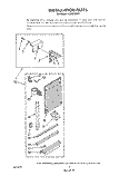 INSTALLATION Diagram and Parts List for ACM052XW1  Whirlpool Air Conditioner