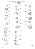 WIRING HARNESS Diagram and Parts List for SAWS900HQ0  Whirlpool Washer